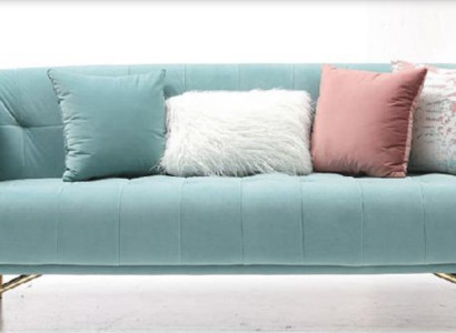 Sofa Three Seater 213 x 91 Upholstery Textile Design Seat Sofas Room Furniture Modern